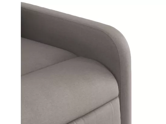 Fauteuil inclinable Taupe Tissu