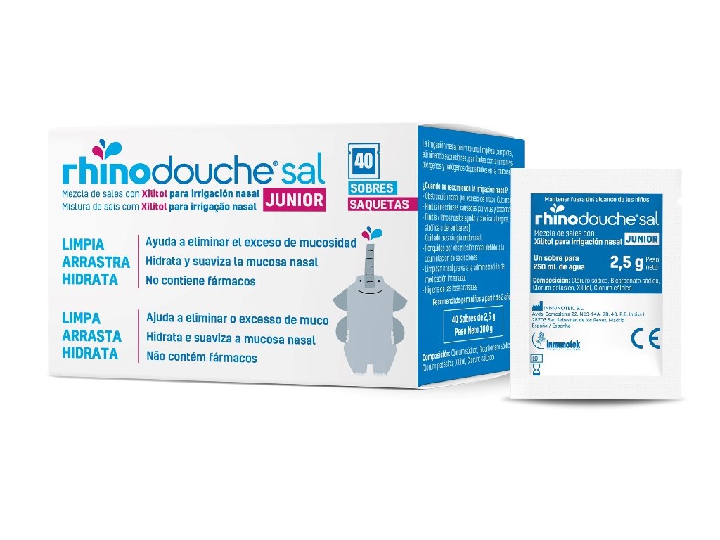 SOLUÇAO RHINODOUCHE JUNIOR SAL 2.5G 40UN