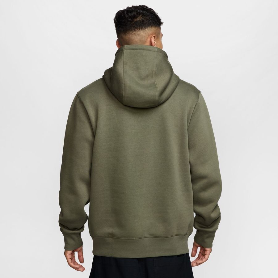 Nike Sweat à Capuche Club - Vert/Blanc
