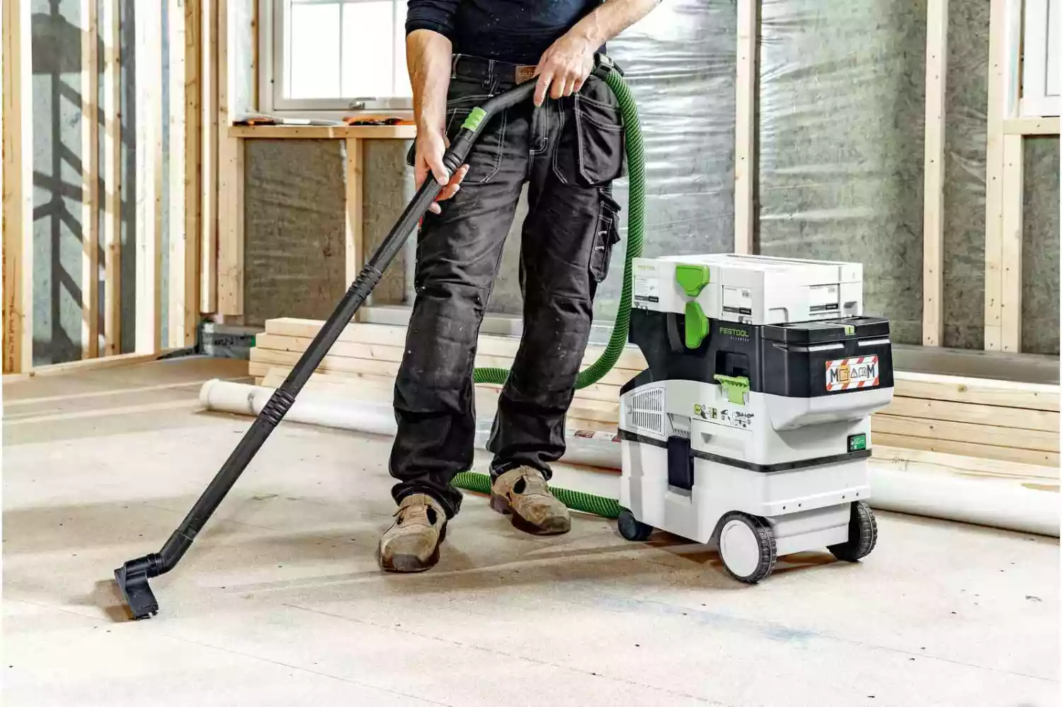 Festool CTLC MINI I-Basic 36V (2x18V) Li-Ion accu stofzuiger body - 3100l/min