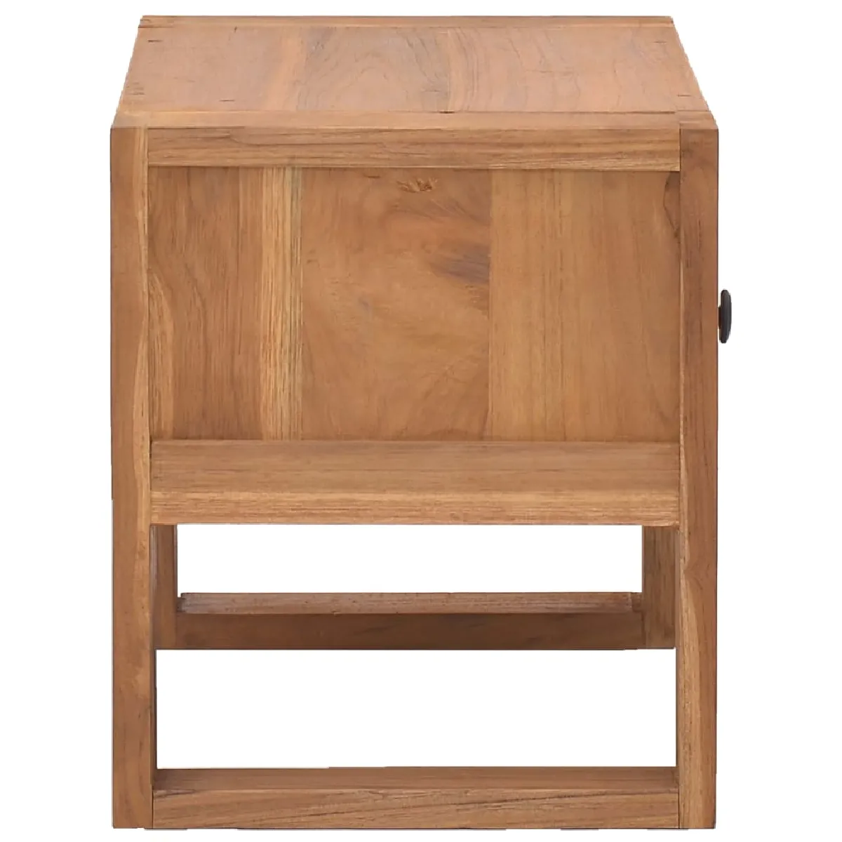 vidaXL Table de chevet - Bois de teck