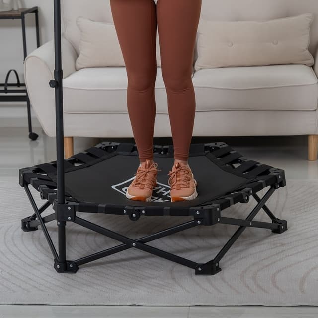 Sammenklappelig trampolin 106 cm med håndtag