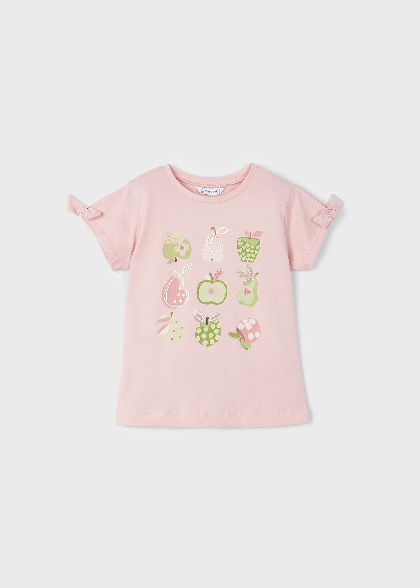 Camiseta estampada Better Cotton para meninas, Branco-Orquídea