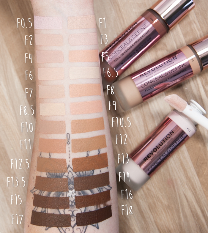 Revolution - Base de Maquilhagem Conceal & Define - F17
