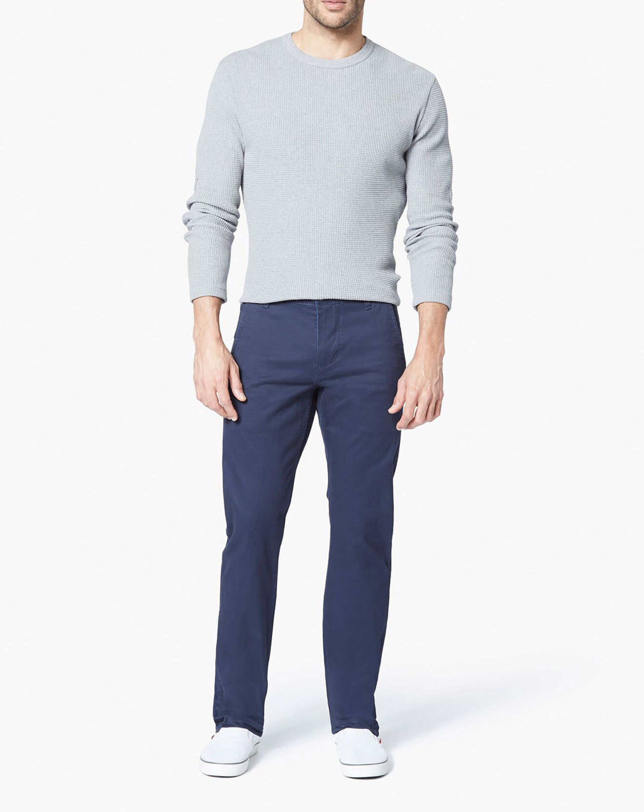 Dockers Pantalon Alpha Original Slim bleu marine