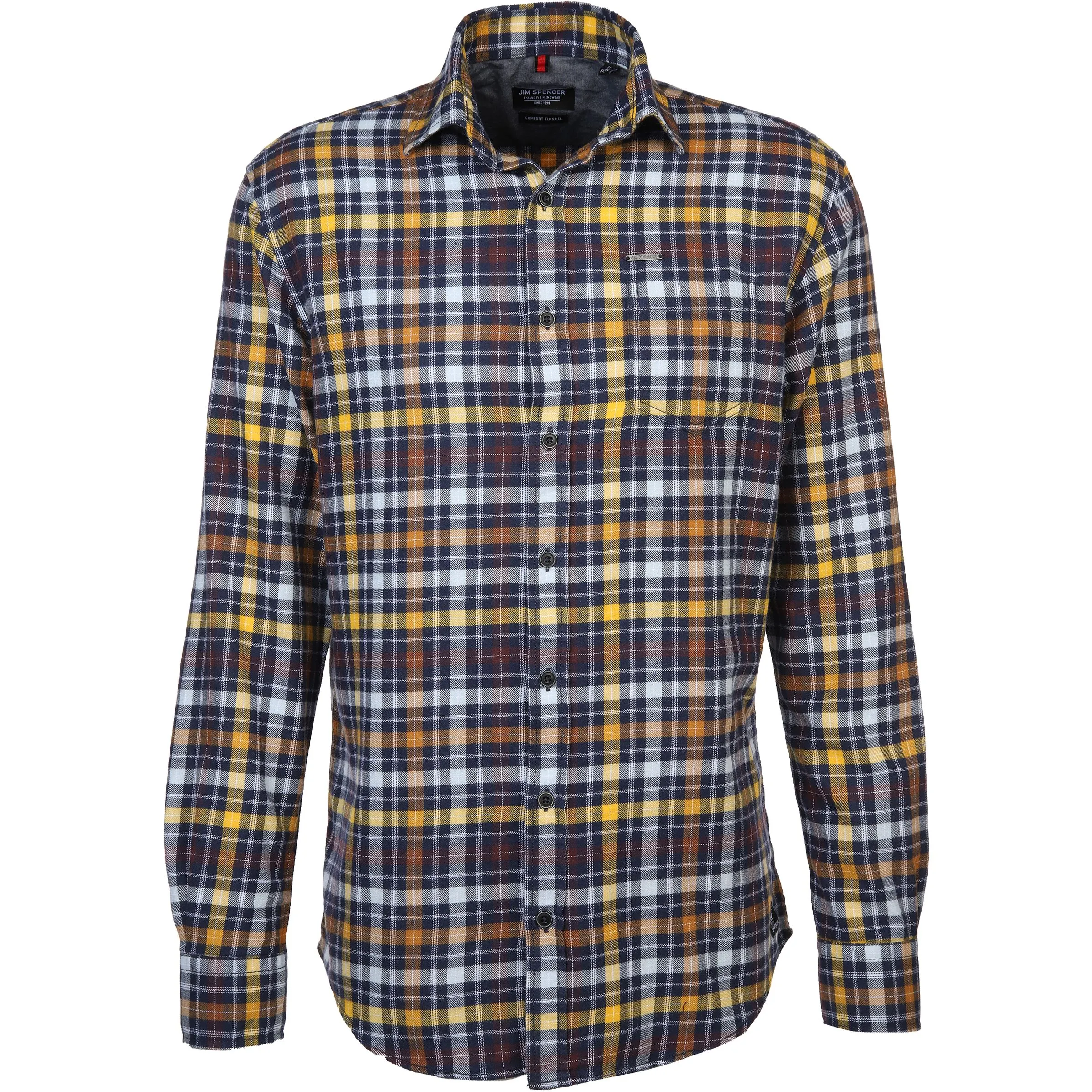 Herren Flanellhemd mit Karos