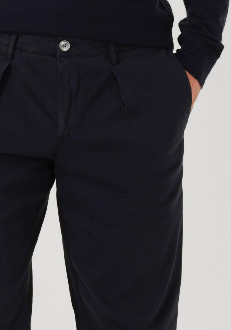 donkerblauwe profuomo chino trouser sportcord