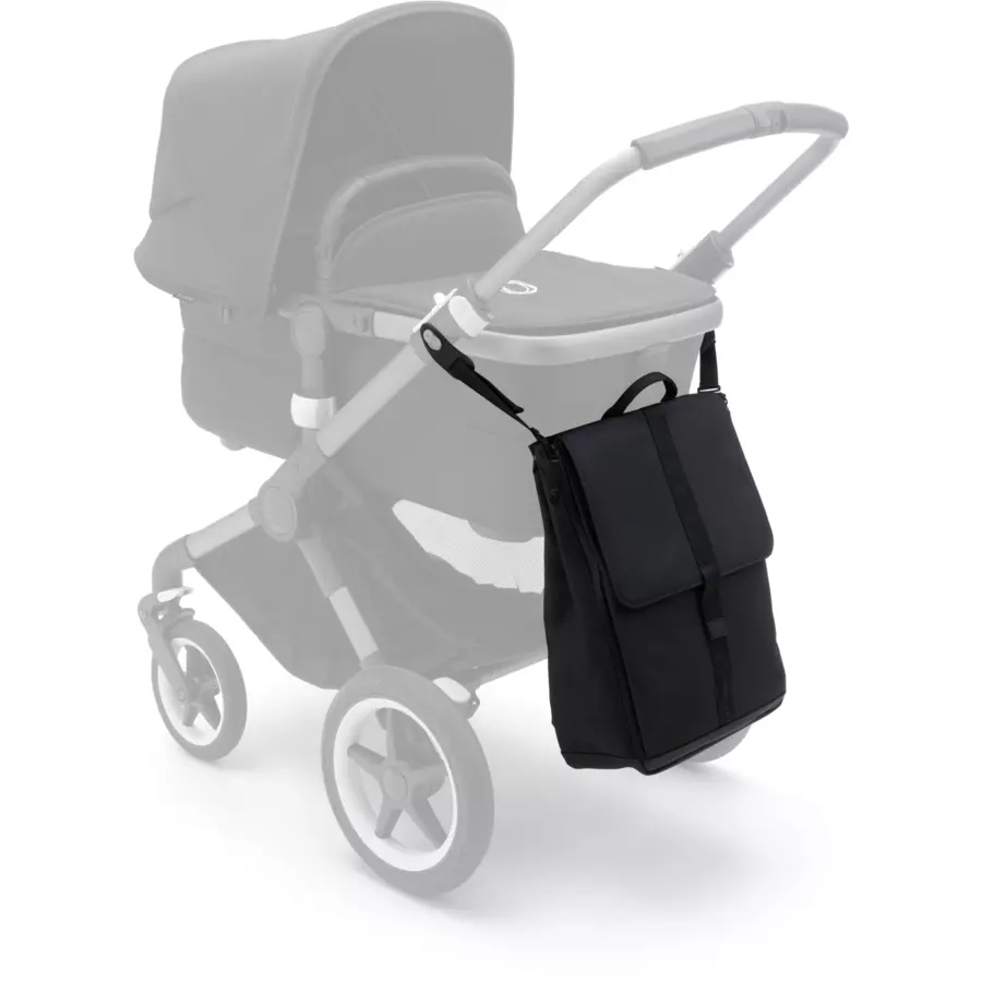 bugaboo Kinderwagen Dragonfly Complete BlackMidnight Black, Essential Bundle