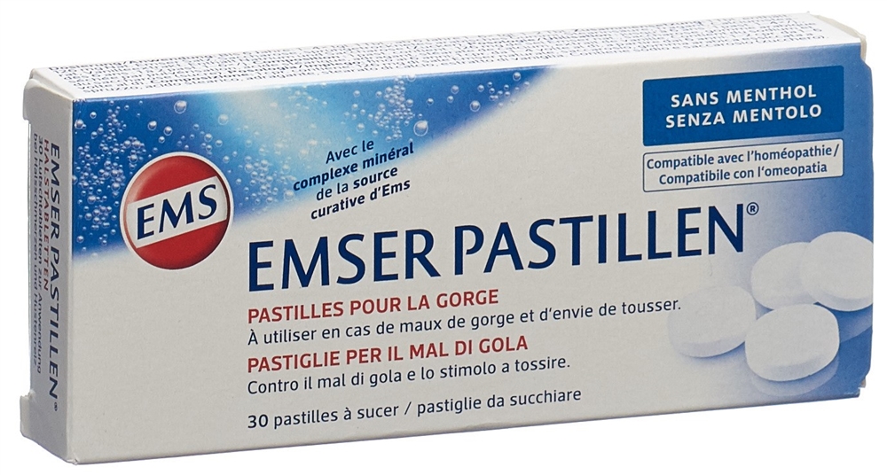 EMSER Pastillen ohne Menthol Blist 30 Stk