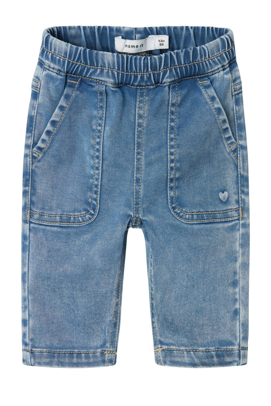 NAME IT regular waist regular fit jeans light blue denim