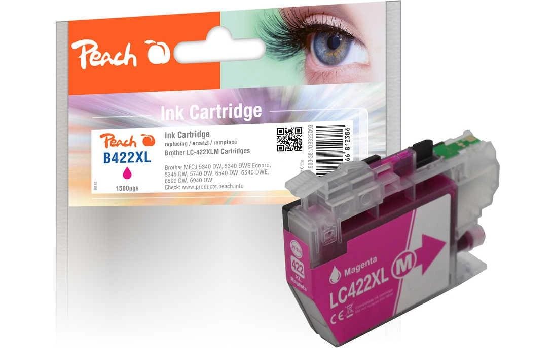 Tinte Brother LC-422XLM MagentaDruckerpatrone, Magenta