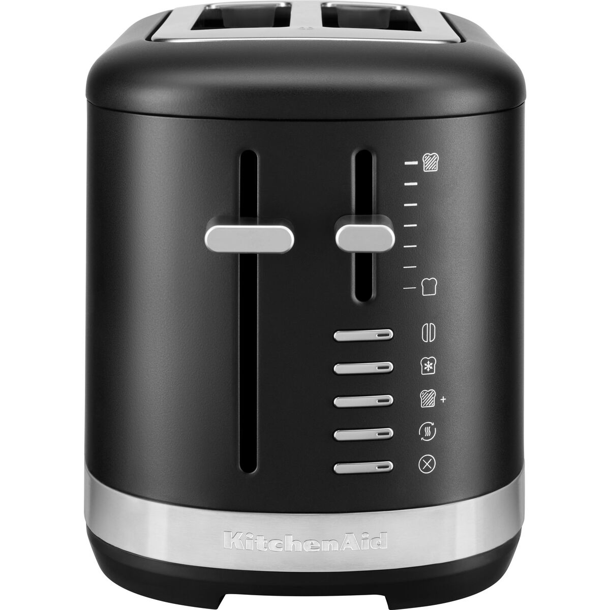 Brødrister 2 skiver, black matte