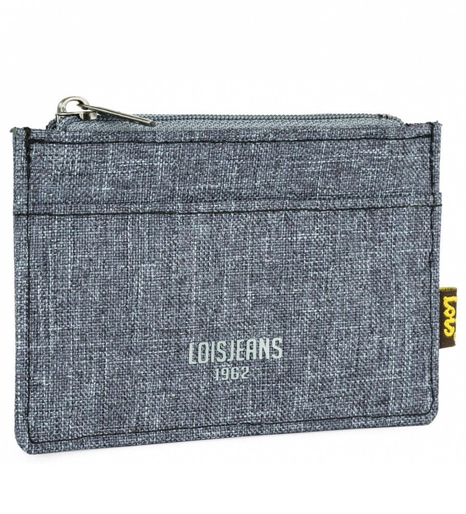 Carteira porta-cartões Lois com proteção RFID LOIS 203642 Azul