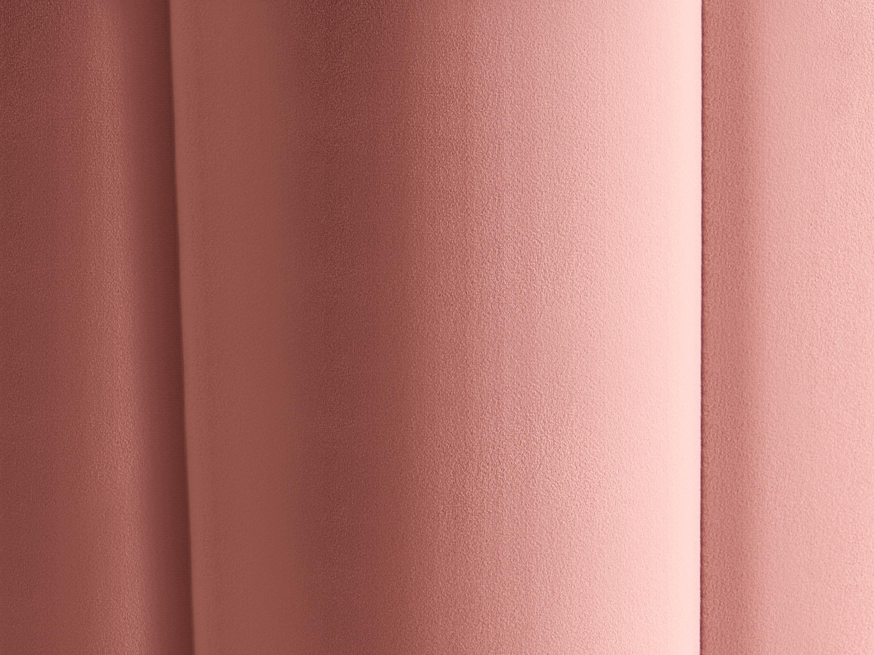 Poef TAPPEN Fluweel Roze