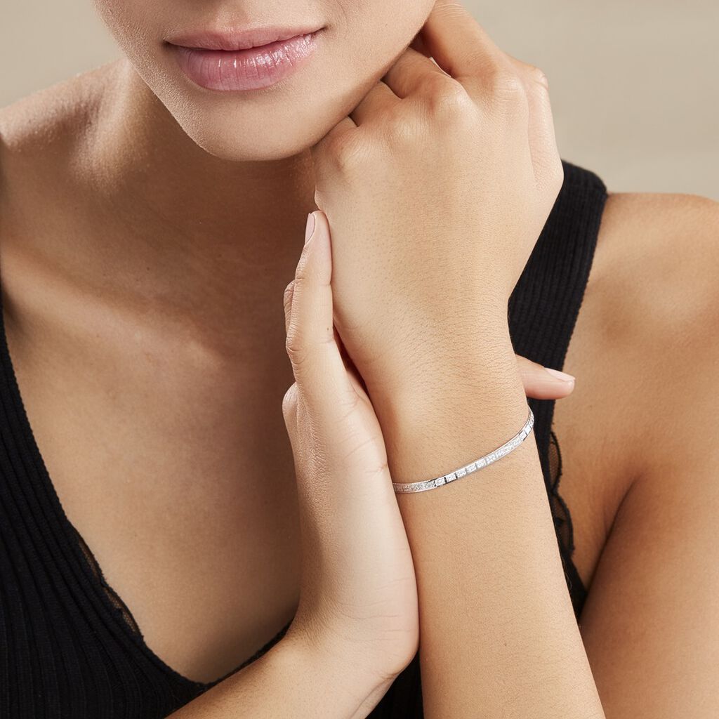 Bracelet Nuriaae Argent Blanc