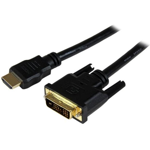 StarTech.com Câble HDMI vers DVI-D M/M 1,5 m - Cordon HDMI vers DVI-D Mâle / Mâle 1,5 Mètres