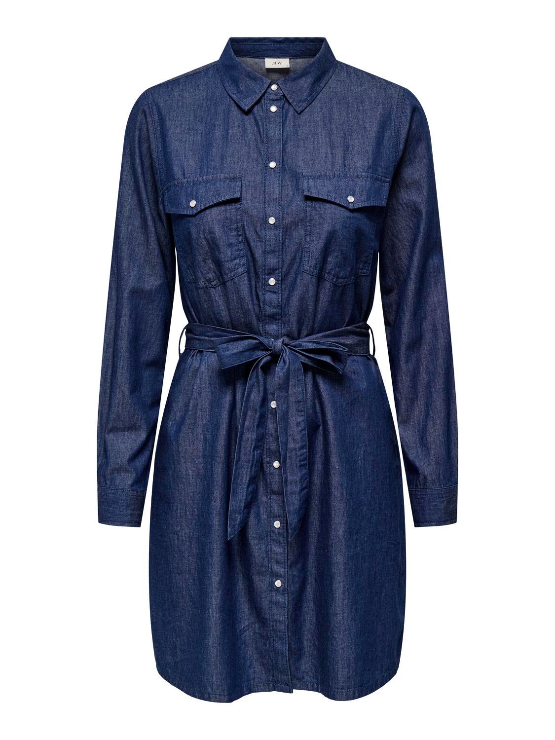 JDYKAI Kurzes Kleid Medium Blue Denim