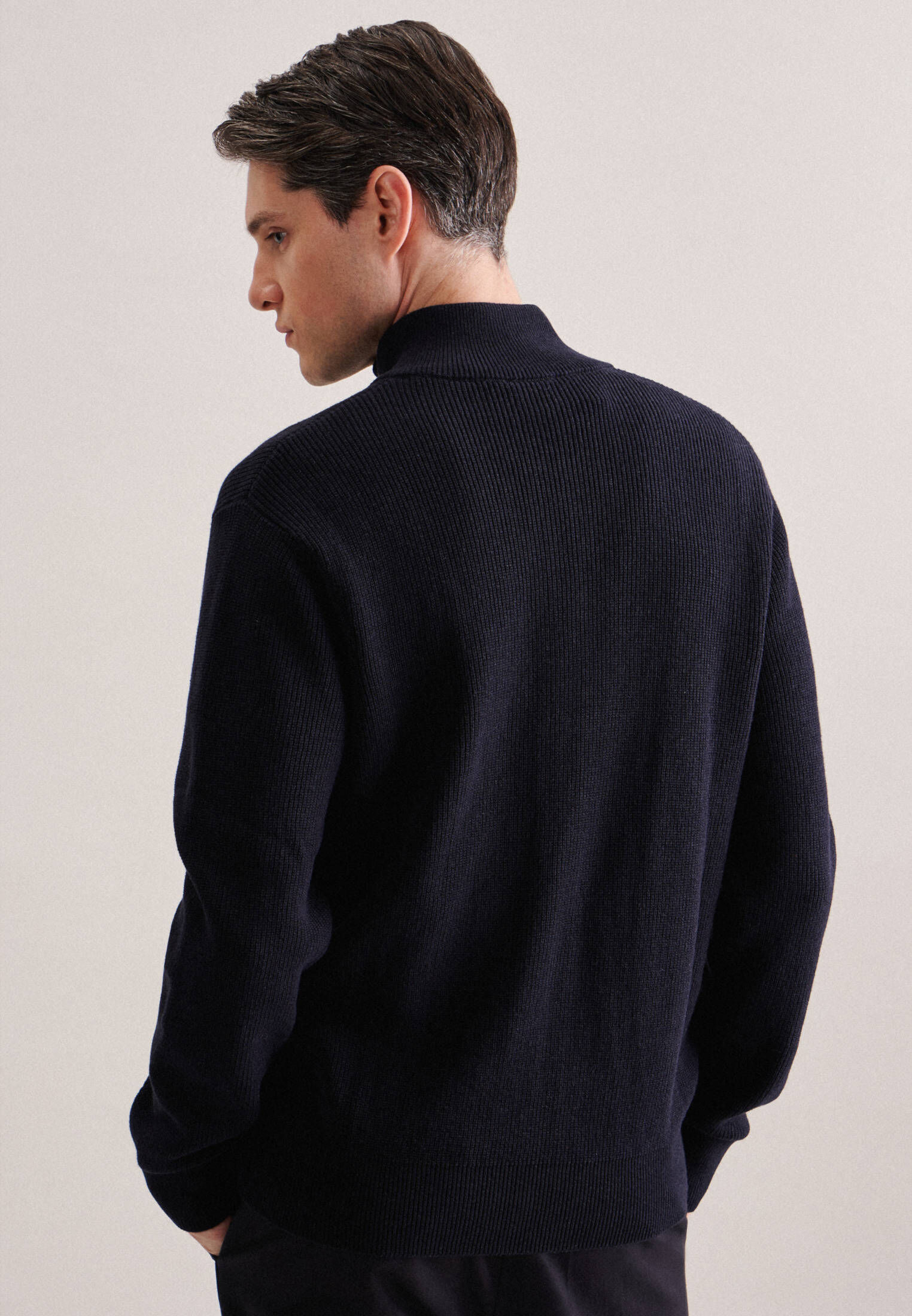 Seidensticker| Herren Strick-Jacke Regular