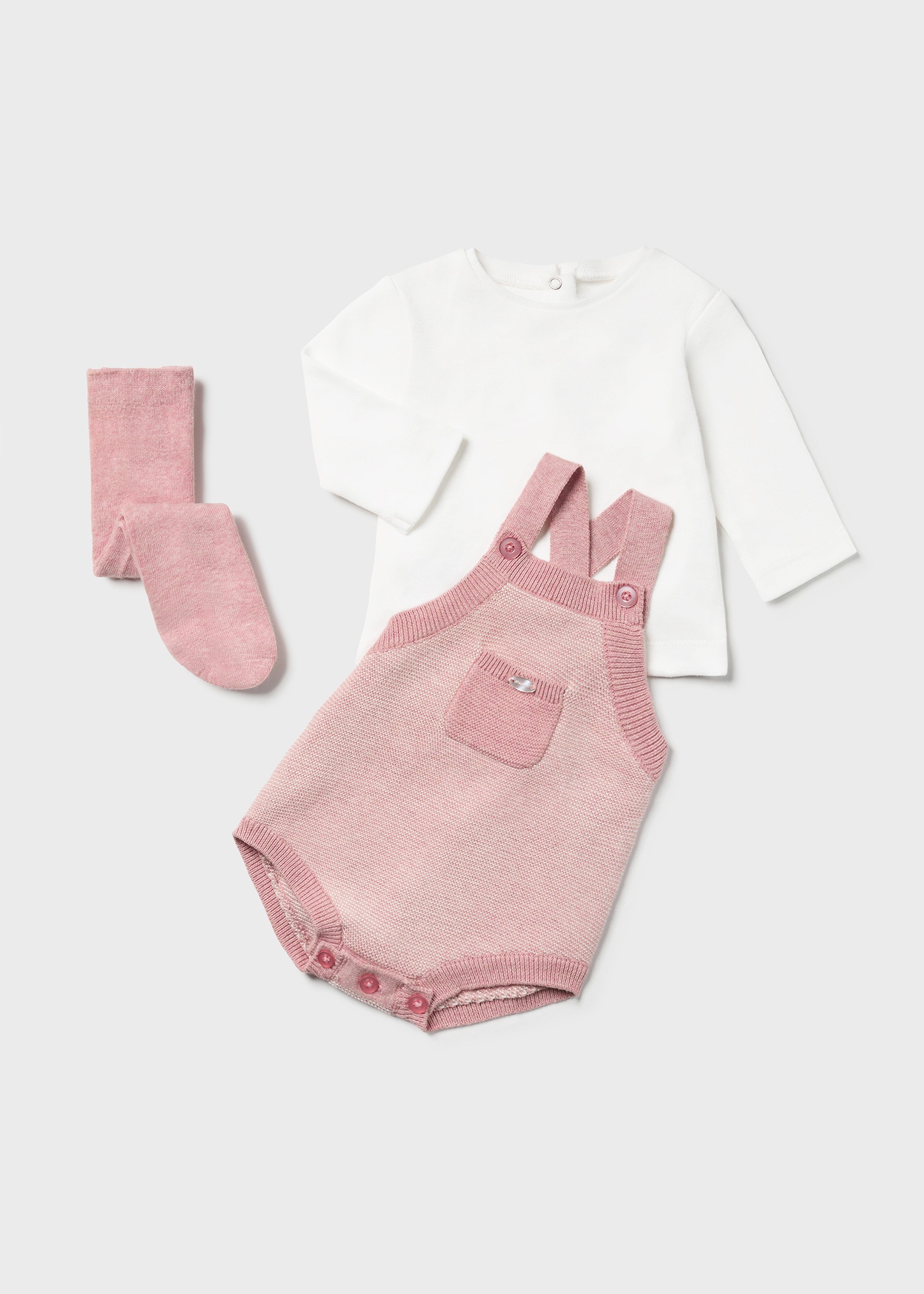 Conjunto de 3 peças Better Cotton para recém-nascidos