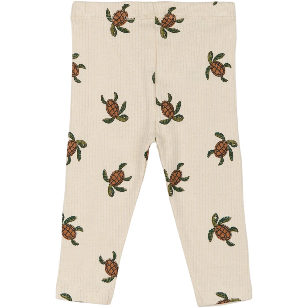 Køb THE NEW Siblings White Swan AOP Owen Rib Leggings