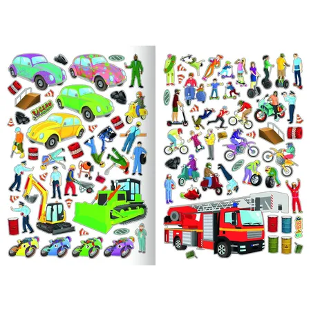 ars Edition Wow! Das Metallic Stickerbuch