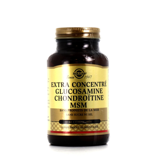 Solgar Extra Concentré Glucosamine Chondroïtine MSM