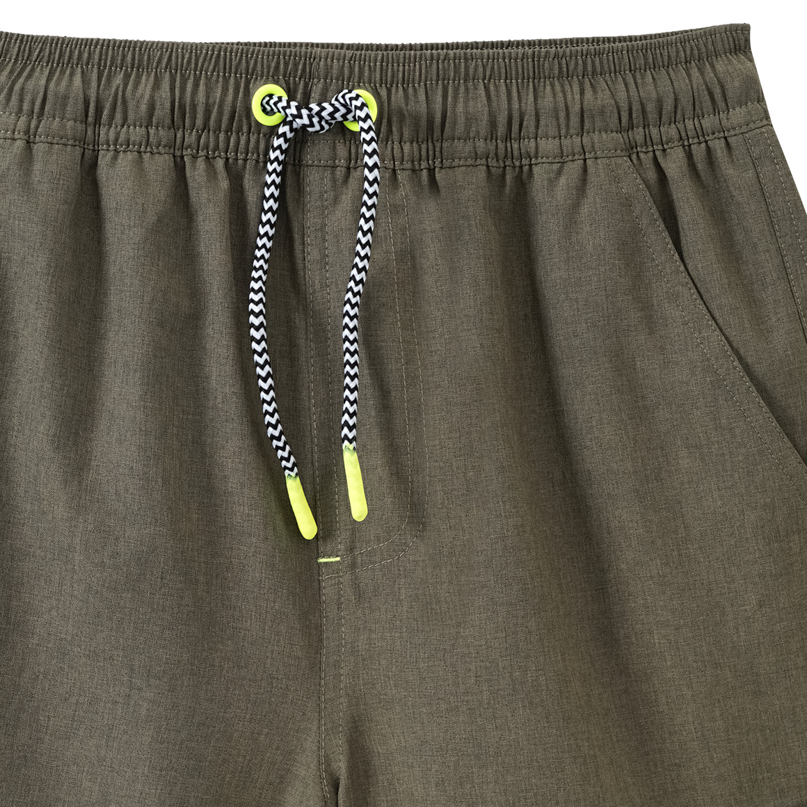 Yigga Jungen Badehose mit Tunnelzug oliv