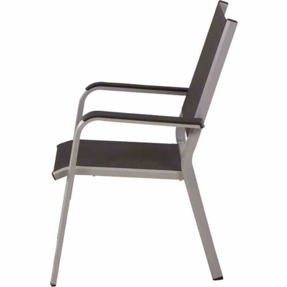 Stapelstuhl TESORO K/D - silber-grau