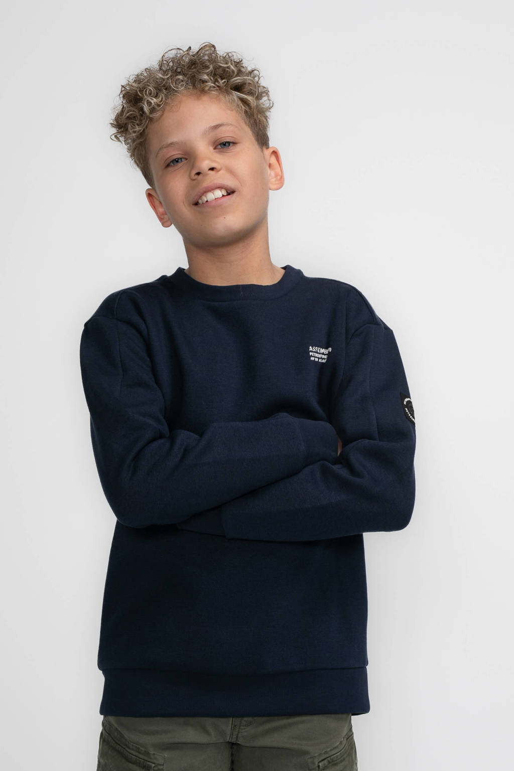 Petrol Industries sweater blauw