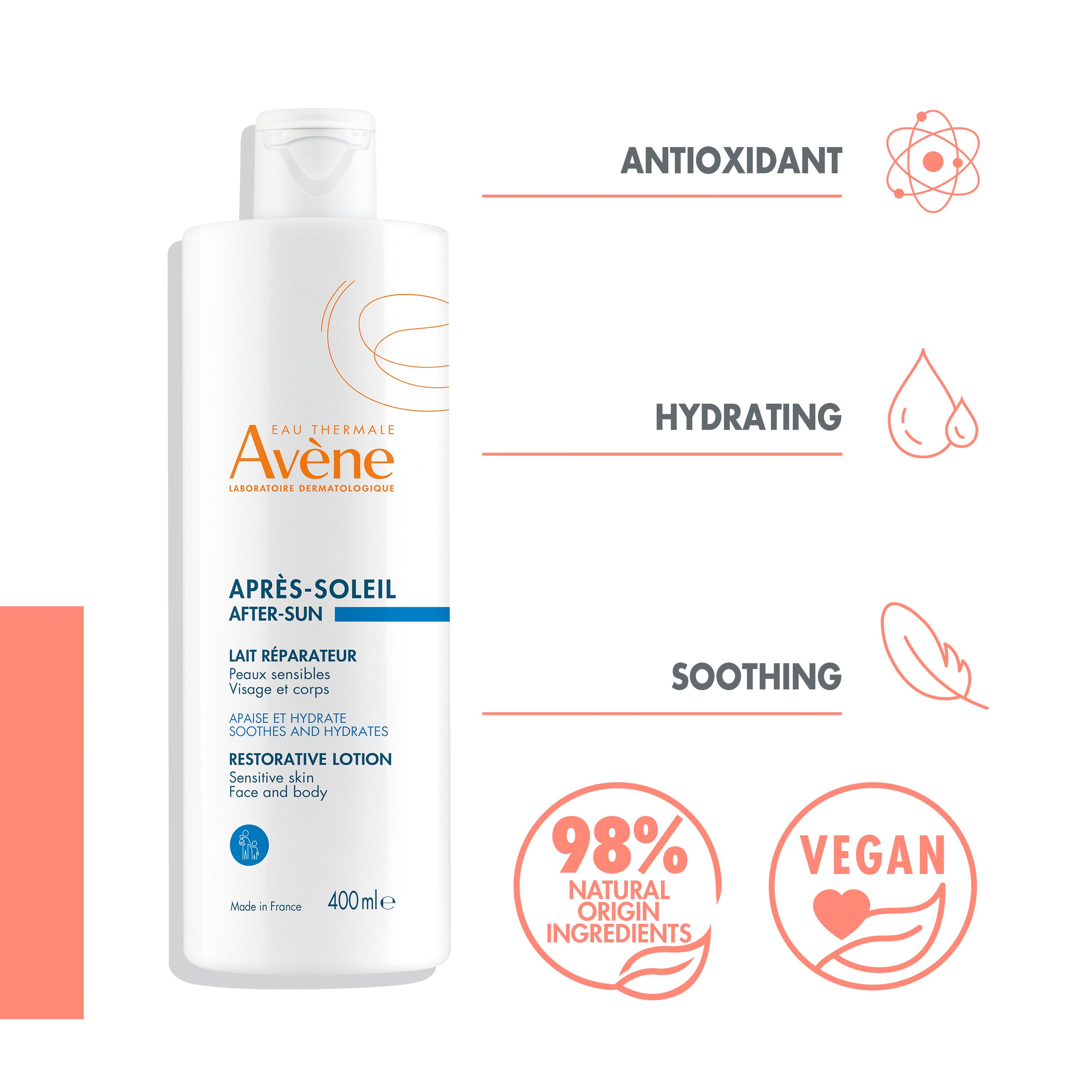 AVENE SUN After-Sun Repair Lotion<br>400 ml, Dispenser, Lotion