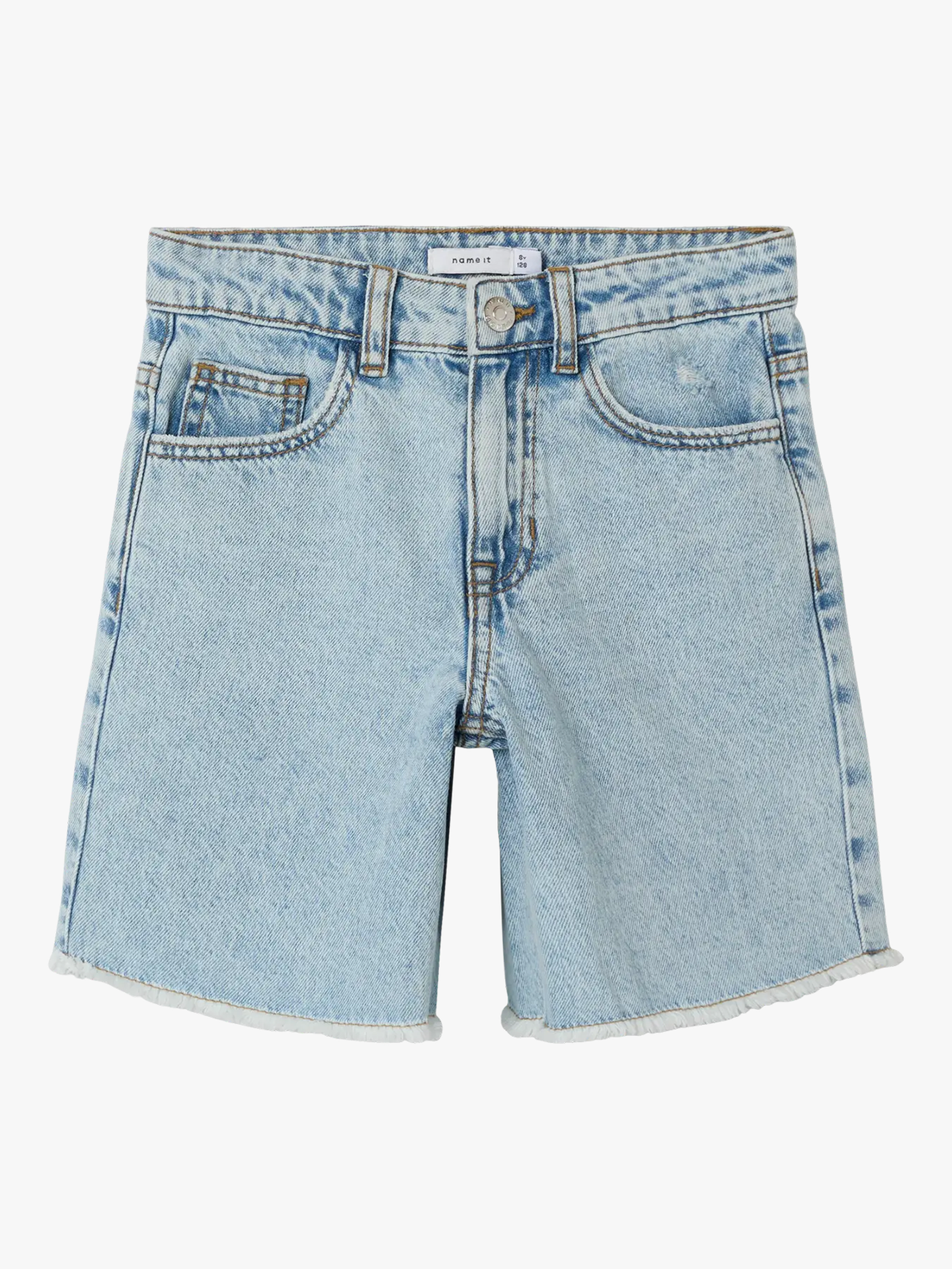 Bella High Waist Wide Denim Shorts 1488-Be