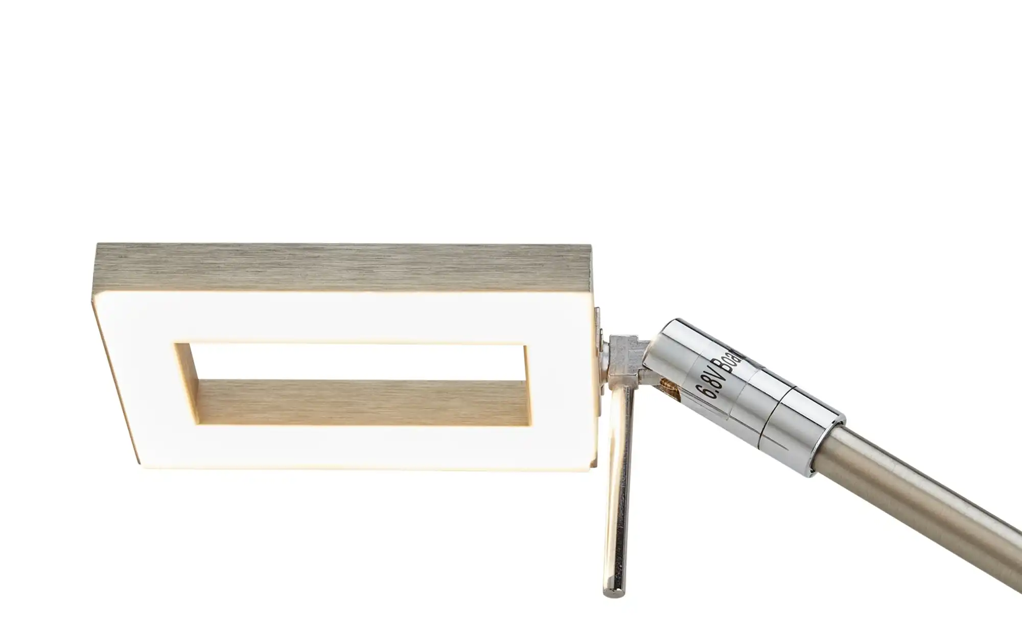 Paul Neuhaus LED- Stehleuchte, 1- flammig, nickel matt, Kopf eckig