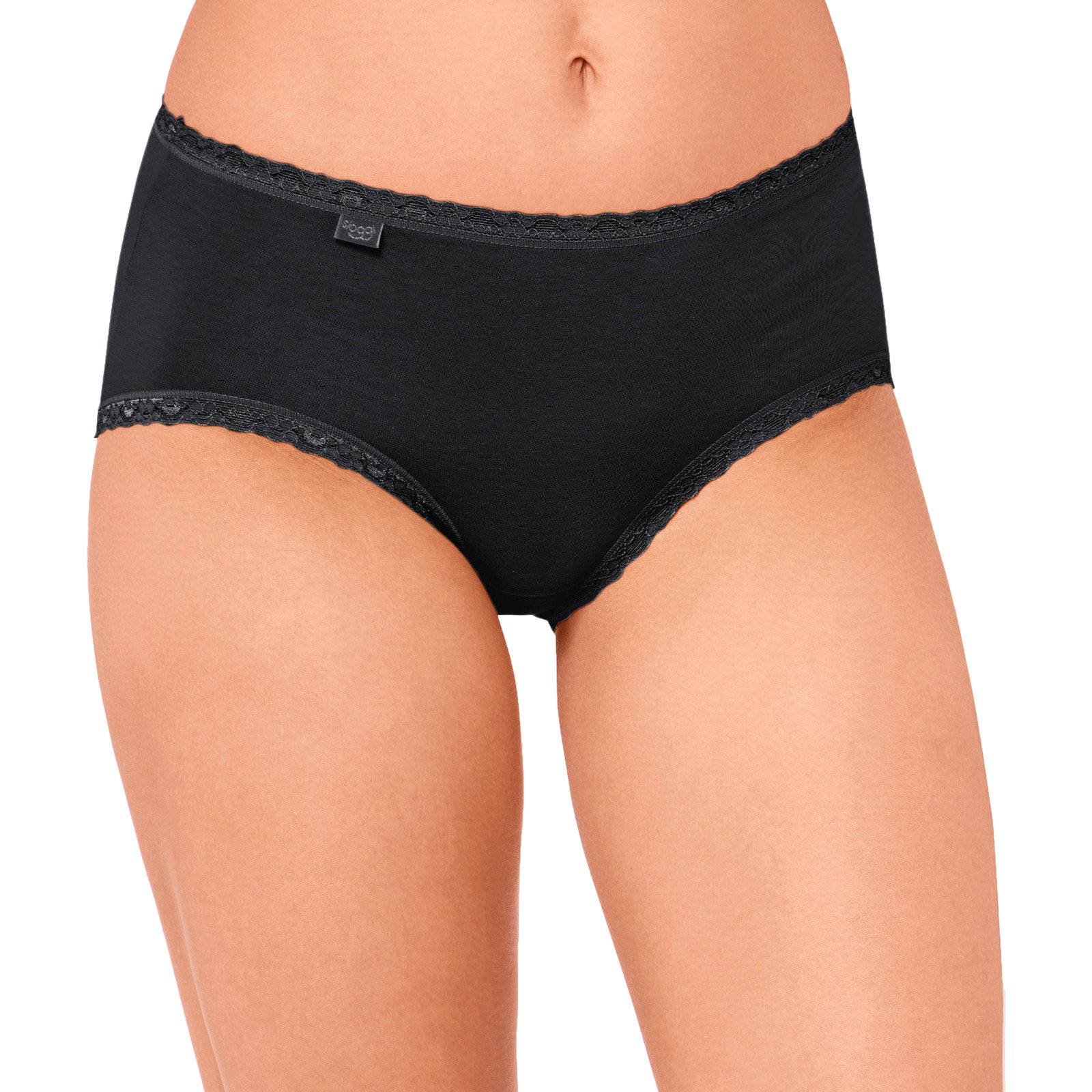 Sloggi Damen-Slip 24/7 Cotton Lace Midi, 3er-Pack 46