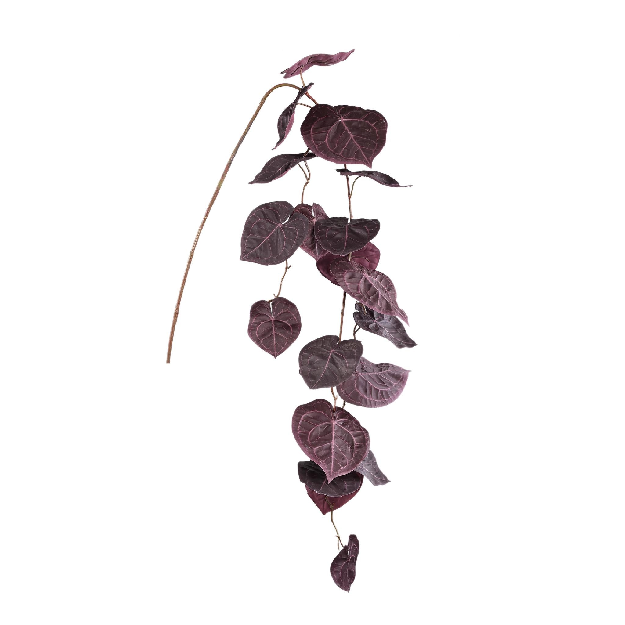 PTMD - Kunstblad Leaves - Paars - 108x26x170cm
