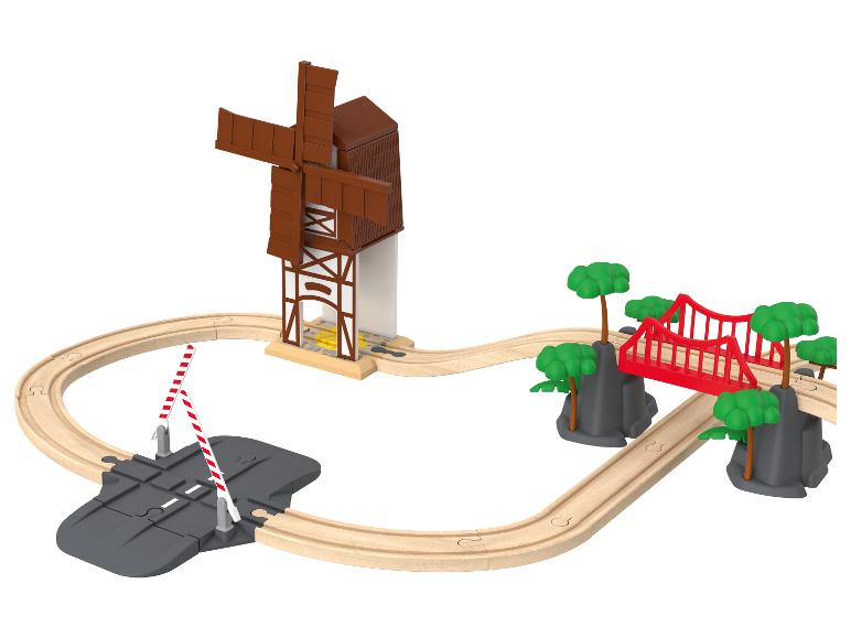 Houten treinbaanset