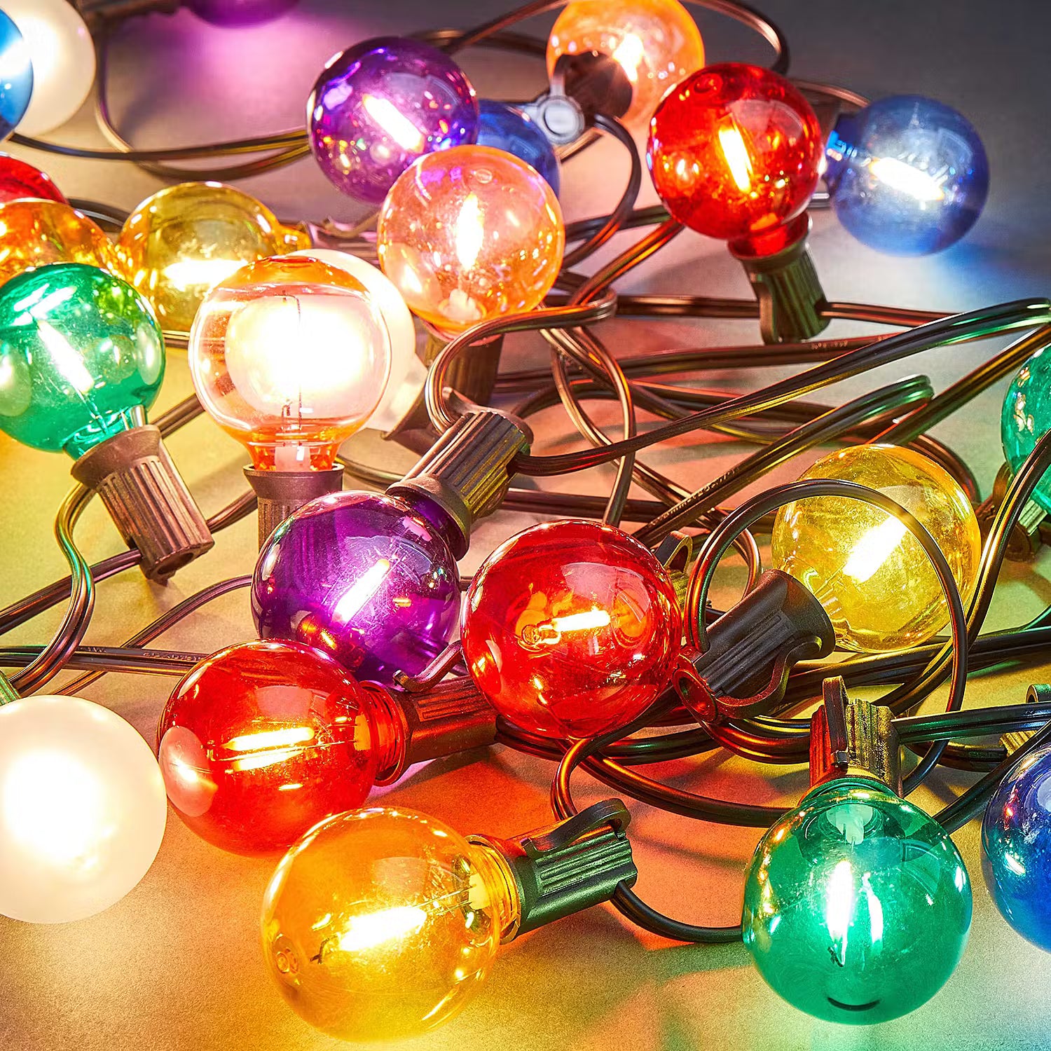 RAINBOW BULBS LED-Lichterkette