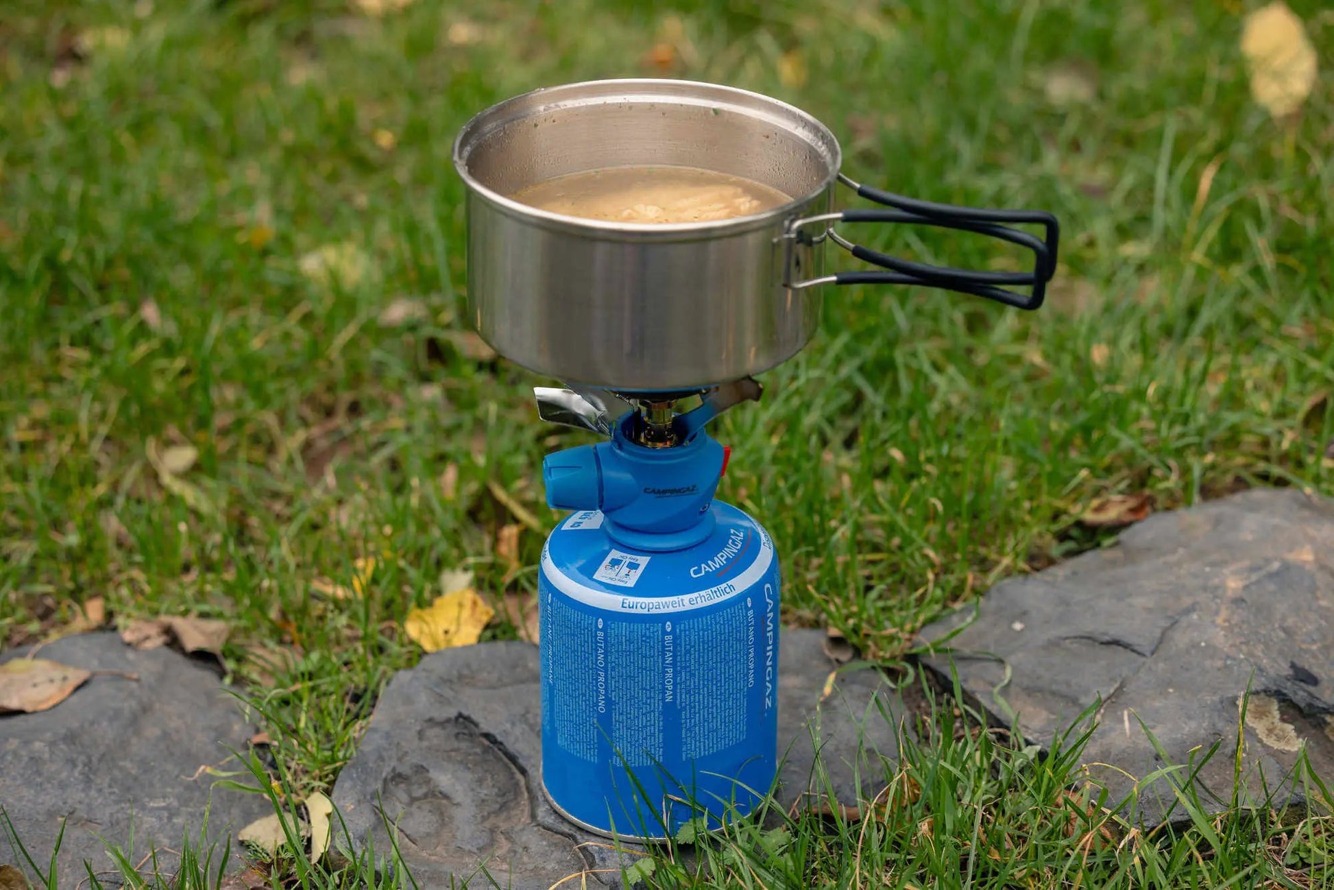 Camping-Geschirrset aus Edelstahl, 5-teilig