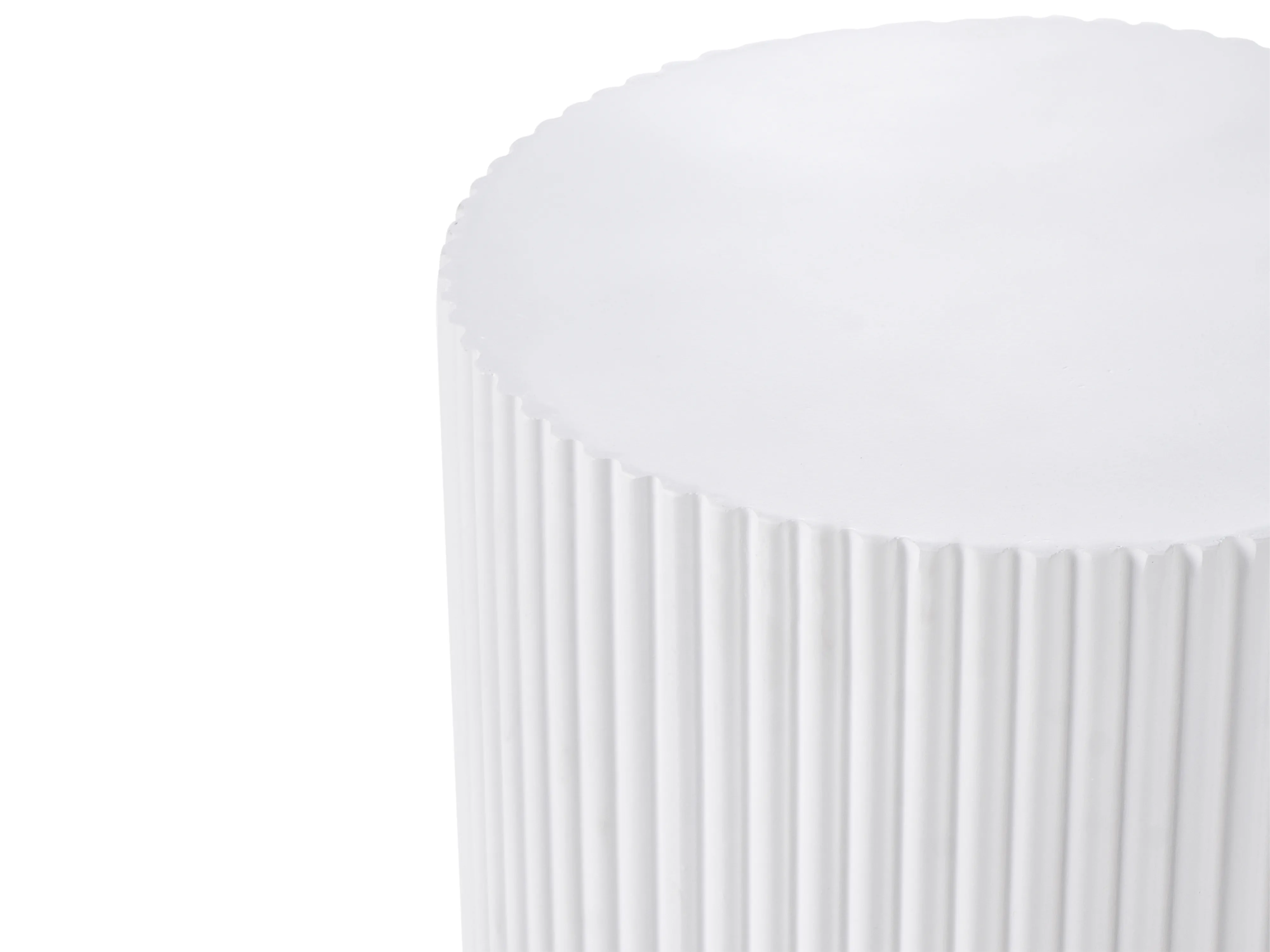Bijzettafel BICCARI 38 cm 38 cm Wit