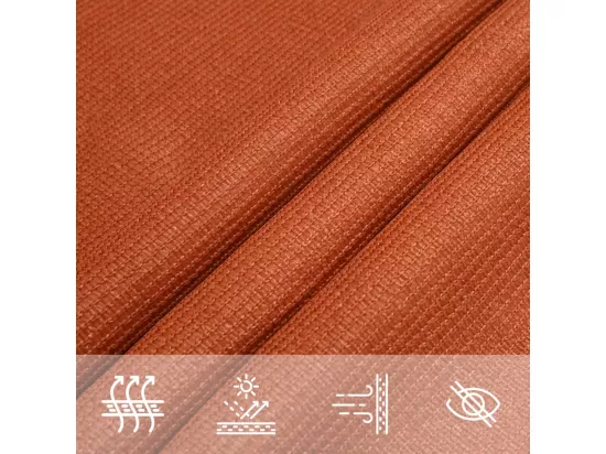 Voile d'ombrage 160 g/m² Orange 2,5x3,5 m PEHD
