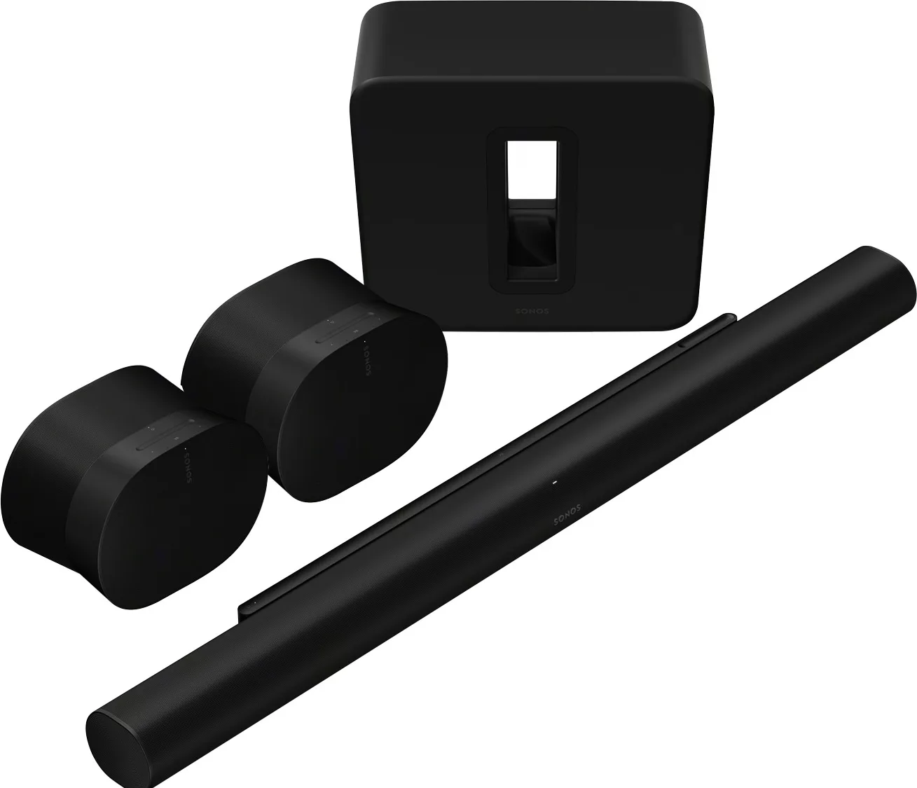 Sonos Arc Ultra 5.1 Era 300 Noir Home-cinéma sans fil