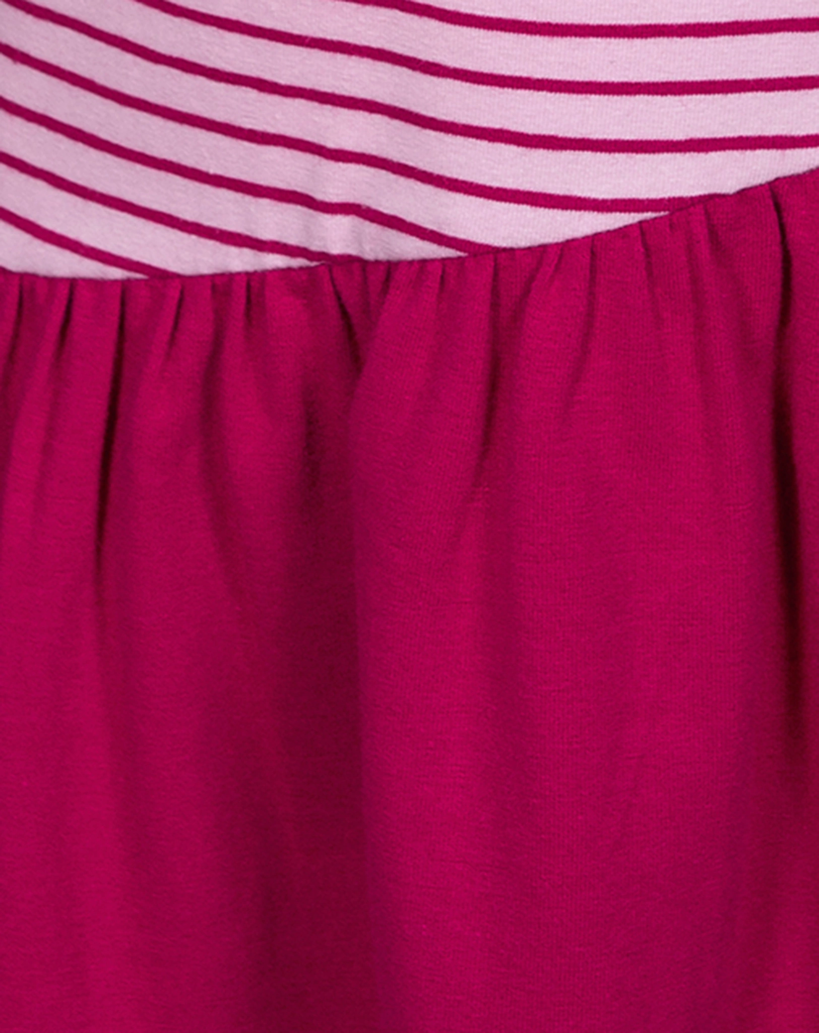 Kurzarmkleid MARIENKÄFER in raspberry