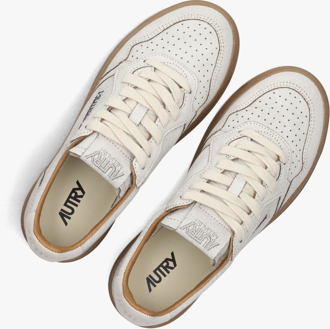witte autry lage sneakers medalist low