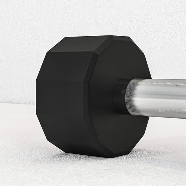 Dumbbell sett 10 kg, metall manual sett, sett med 2 sklisikre manualer, for styrketrening og kondisjon, svart