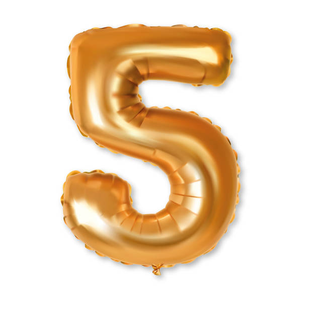 Folieballon cijfer 5