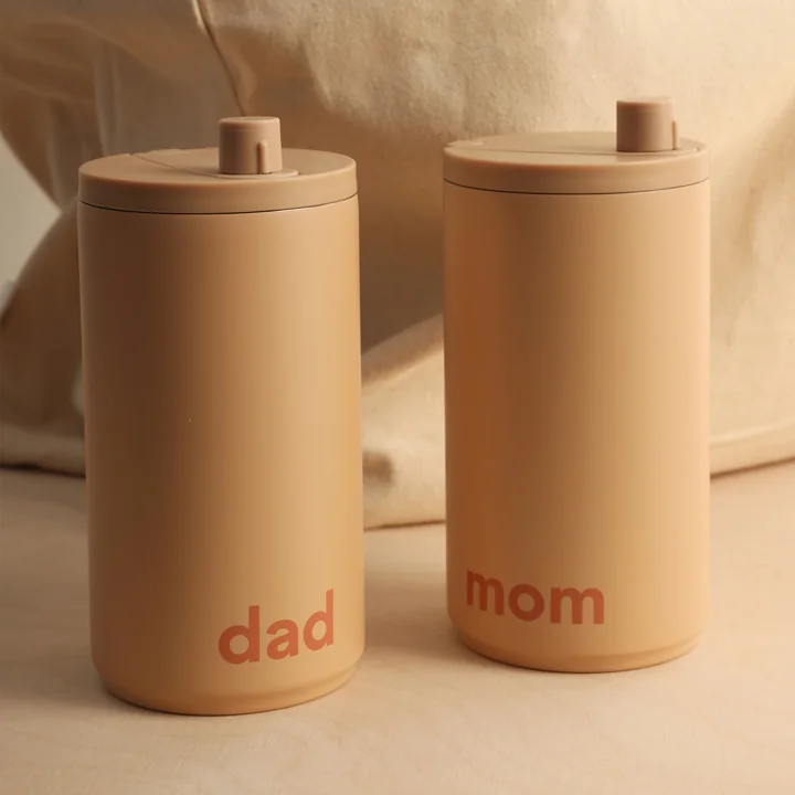 Design Letters - Travel Becher, 0.35 l, mom / beige