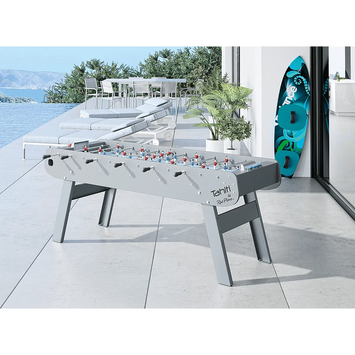 René Pierre Baby-foot Tahiti XL - Gris