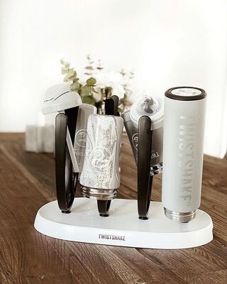 Twistshake Oppvaskstativ, Hvit/Svart