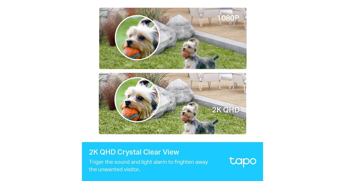 TP-LinkTapo C420S1 beveiligingscamera  (Wit, 2K QHD, IP65)