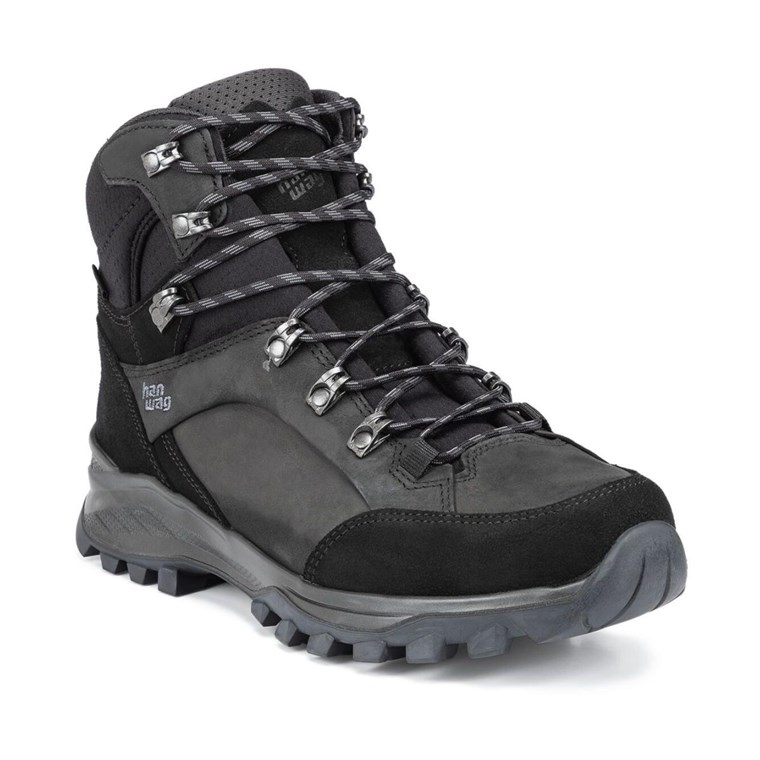 Hanwag Banks GTX Shoes Men Black/Asphalt