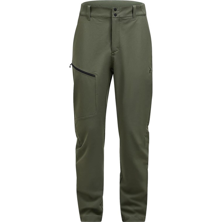Peak Performance M Scale Softshell Pants Pine Needle